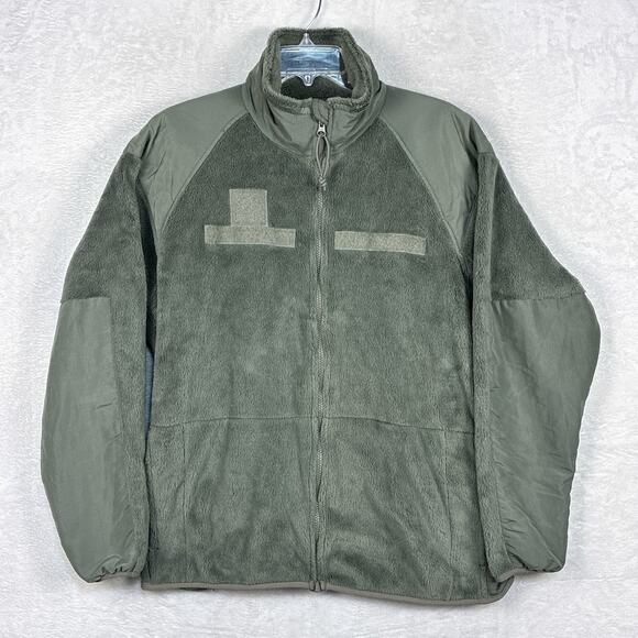 VTG Polartec Gen III 3 Military Cold Weather Fleece Jacket Men M Green Military - Picture 1 of 11